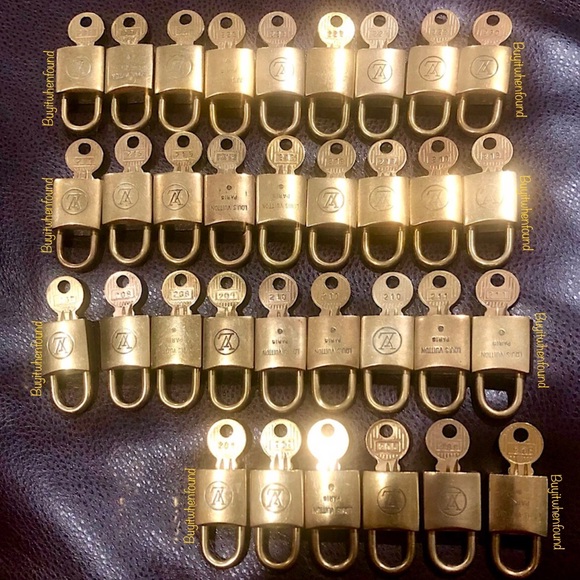 LOUIS VUITTON Lock Key 200 Series (Multiple Options) LV Lock Key AUTHENTIC HTF - Picture 13 of 17